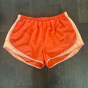 Nike Orange Athletic Shorts